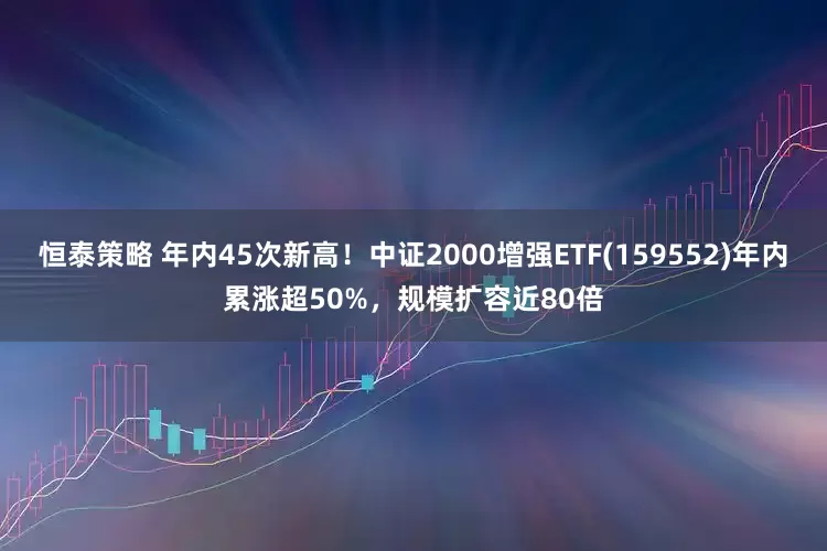 恒泰策略 年内45次新高！中证2000增强ETF(159552)年内累涨超50%，规模扩容近80倍