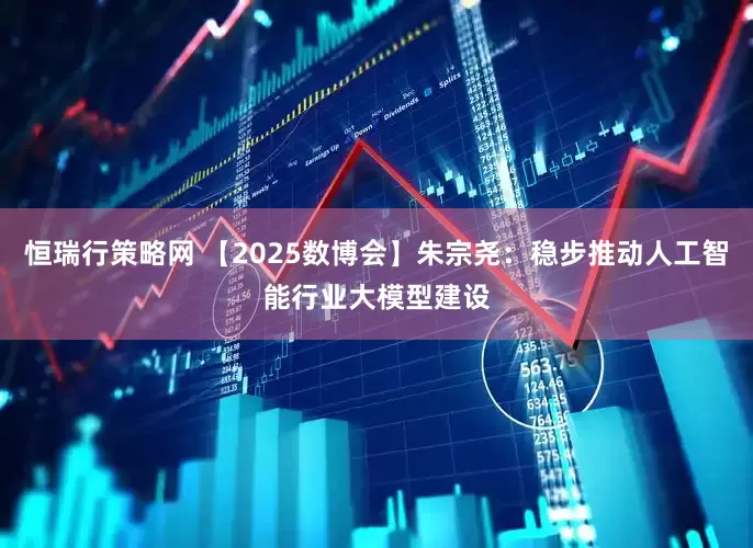 恒瑞行策略网 【2025数博会】朱宗尧：稳步推动人工智能行业大模型建设